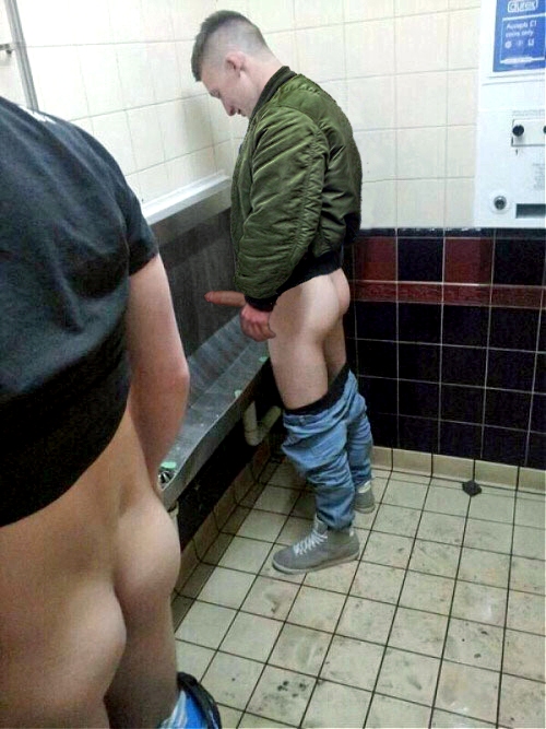 Gay voyeur bathroom